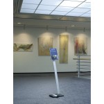 DURABLE 4812 23 INFO SIGN STAND A4 SILVER