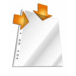 Durable Punched Pockets On Two Sides Open A4 Size 2663 - 100 sheets