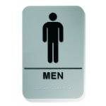 Pictogram Men 4932 Braille Toilet Sign (230 X 153mm)