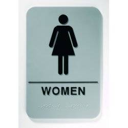 Durable 4933 65 Pictogram Women (230 X 153mm) Braille
