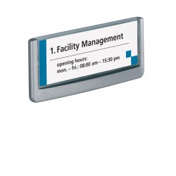 Durable 4860 37 Click Sign 149 X 52.5mm Graphite